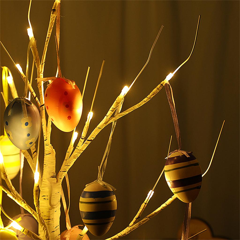 LED Easter Eggs Tree Decoration Suitable For Christmas Birthday Parties Elegant Holiday Table Centerpiece