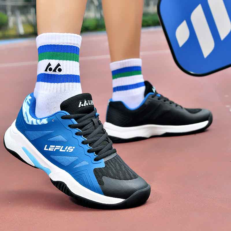36-46 LEFUS Unisex Sneakers Shock-absorbing Anti-skid Wear-resistant and Breathable Badminton Shoes Professional Training Shoes