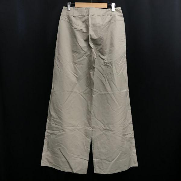 SPORTMAX Max Mara Hergestellt in Portugal Leinenmischung Weite Hose Damen 36 Schrittlänge 83cm Beige(GEBRAUCHT)