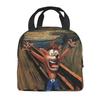 Crashs Bandicoots Cartoon Insulated Lunch Bags Video Game Food Container Portable Thermal Cooler Lunch Boxes For Work