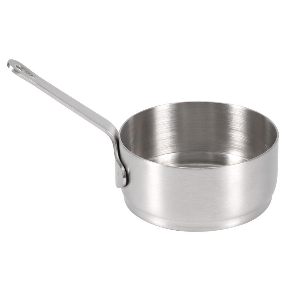 100ML 304 Stainless Steel Sauce Cup with Handle Small Size Steak Sauce Cup Non-Stick Dipping Sauce Dish Home Kitchen