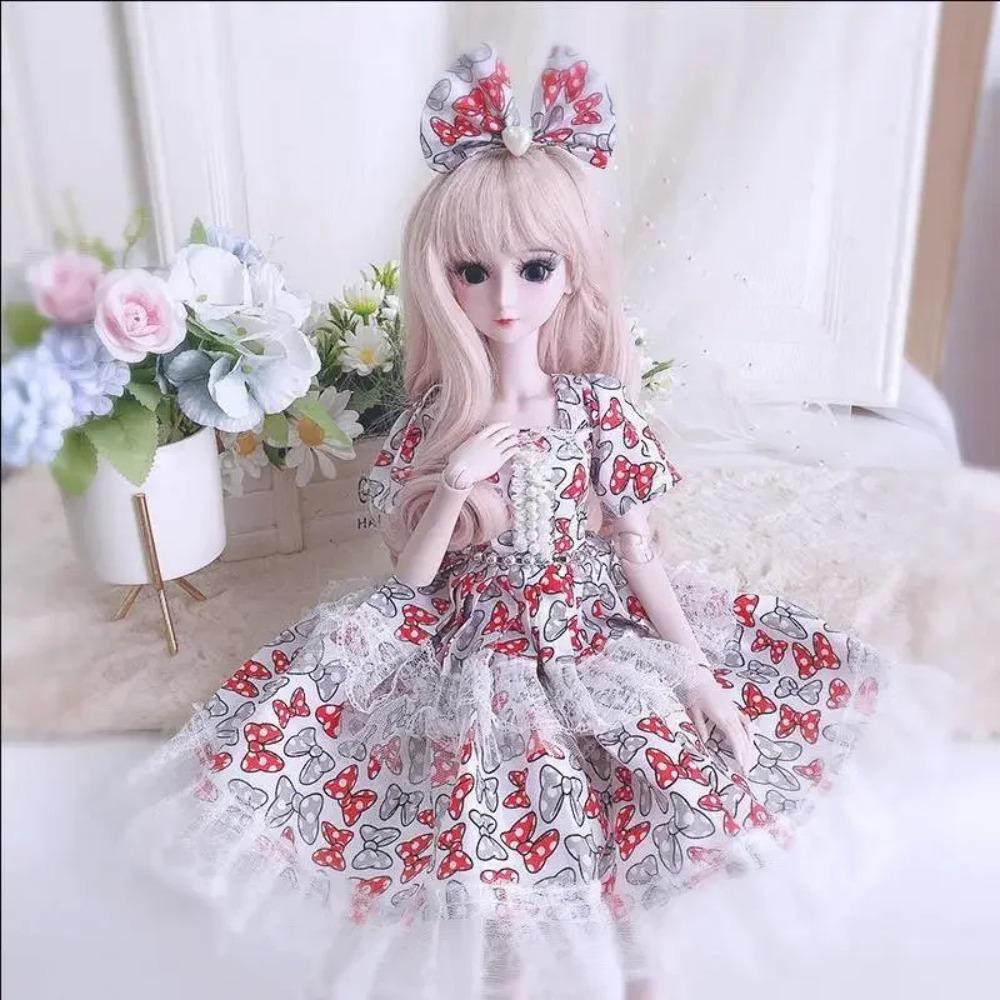 60cm Handmade Toy Dress Clothes Set for 1/3 23inch BJD Doll Accessory Collection