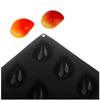 Moule en Silicone 12 cavités pour Gâteaux Mousse Mangue Moule en Silicone Forme Fruit pour Chocolat Moule en Silicone pour Pâtisseries Françaises