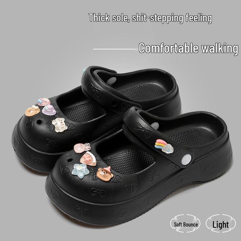 Women's Mary Jane Summer Slippers - Cool, Lightweight EVA Home Shoes