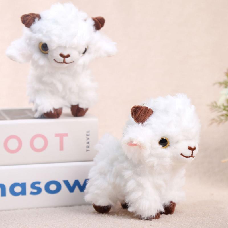 Ciondolo Pecora Peluche Morbida Carina Tocco Morbido Perfetto Per Decorazione Borsa Regali di Compleanno per Bambini
