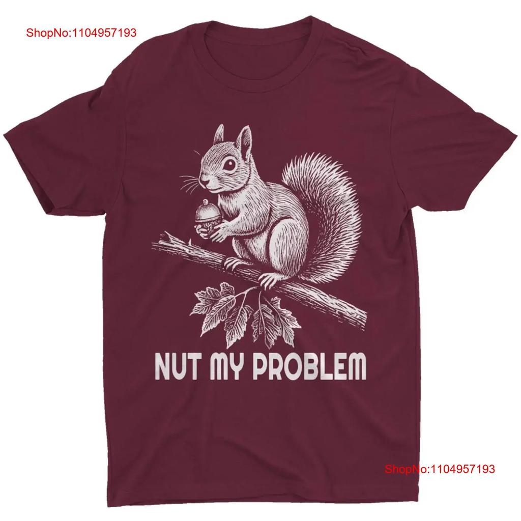 Squirrel T Shirt Forest Life Funny Animal vintage Washed Stretched Top For Everyday Wear fashion designer clothes Comfortable