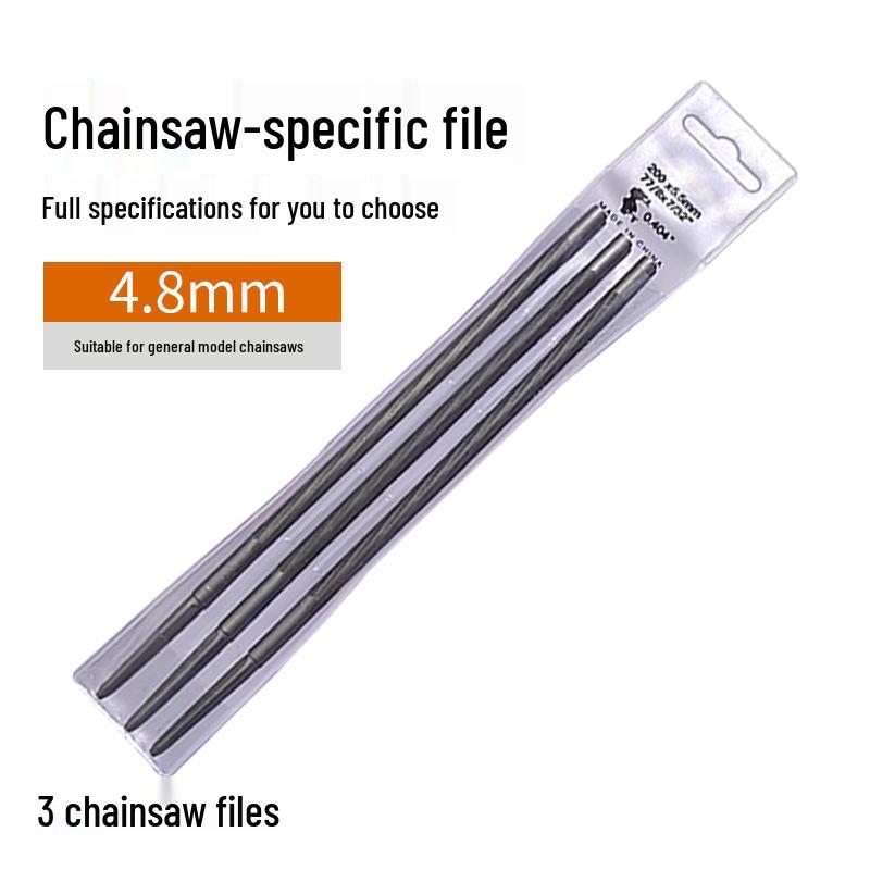 Small Round Chainsaw File - Electric Chainsaw Sharpener 4.0/4.8/5.5 Oil Saw Accessory
