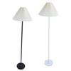 Modern Floor Lamp Multipurpose Stylish Minimalist Fabric Round Lamp Shade Standing Lamp for Living R
