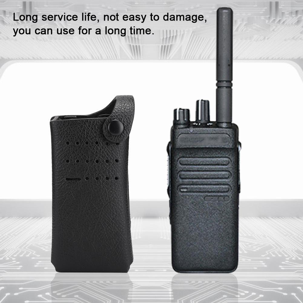 Walkie Talkie Two way Radio Protective PU Leather Case Cover Suitable for Motorola P6600