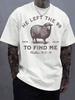 Manfinity Dauomo 99 T Shirts Jesus Left, The Lord Is My Shepherd T Shirt, Christian T Shirt, He Left 99 To Save Me T Shirt, Men