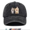 pc pcs Fun Cat Tongue Print Baseball Cap with Pouting Kitten  Adjustable Unisex Hat Suitable for  Lightweight Breathable Su