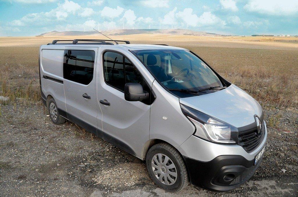 Integrated Roof Rails (black) Long Base for Opel Vivaro 2015-2019