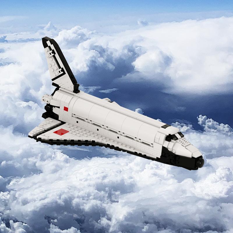 Gobricks MOC Bricks 1:110 Buran Collector Edition Rocket Model Building Block Set Space Spacecraft Bricks Children's Toys Gifts