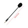 3.5mm Gooseneck Gaming Headset Microphone - Replacement for Razer Kaira Pro/Electra V2 Straight Plug Noise-Canceling Mic