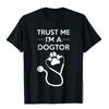 Trust Me I'm A Dogtor Shirt Funny Vet Veterinarian Gift Chinese Style Tops T Shirt For Men Cotton T Shirt Japan Style Faddish