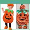 Bedårande Halloween-pumpadräktset för barn för småbarnsbaby Cosplay-skoj