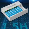 High Efficiency Quick Charging Hubs for AA 3A Batteries Charging Adapters with Individual Slots Charging Station