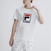 Fila Logo Letter Sport Casual Crew Neck Pullover Short Sleeve T-Shirt Men Tops White F51M038106FWT