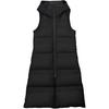 FW22 Solid Color Quilted Hooded Sleeveless Vest Women Vests Black HN4316