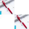 1/2/3pcs 4-in-1 Multi-function Ballpoint Pen Built-in LED Light Foldable Stand Portable Reading Writing Pen Practical School