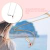 Lightweight Glass Pendant Necklace For Fashionable Women Wine Glass Pendant Cup Necklace Wine Bottle