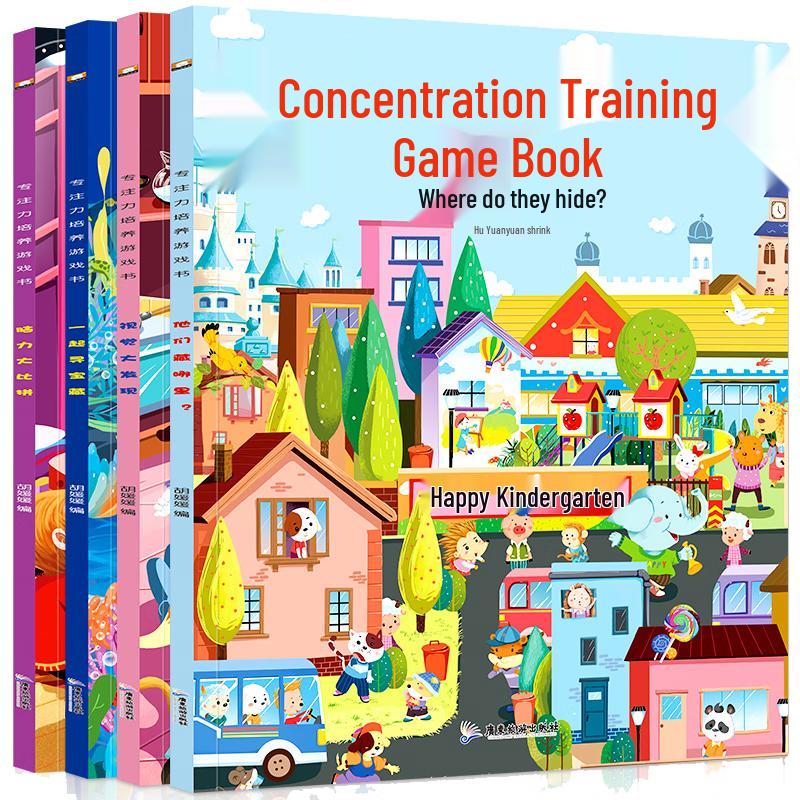 Preschool Focus & Logic Training Activity Book Set