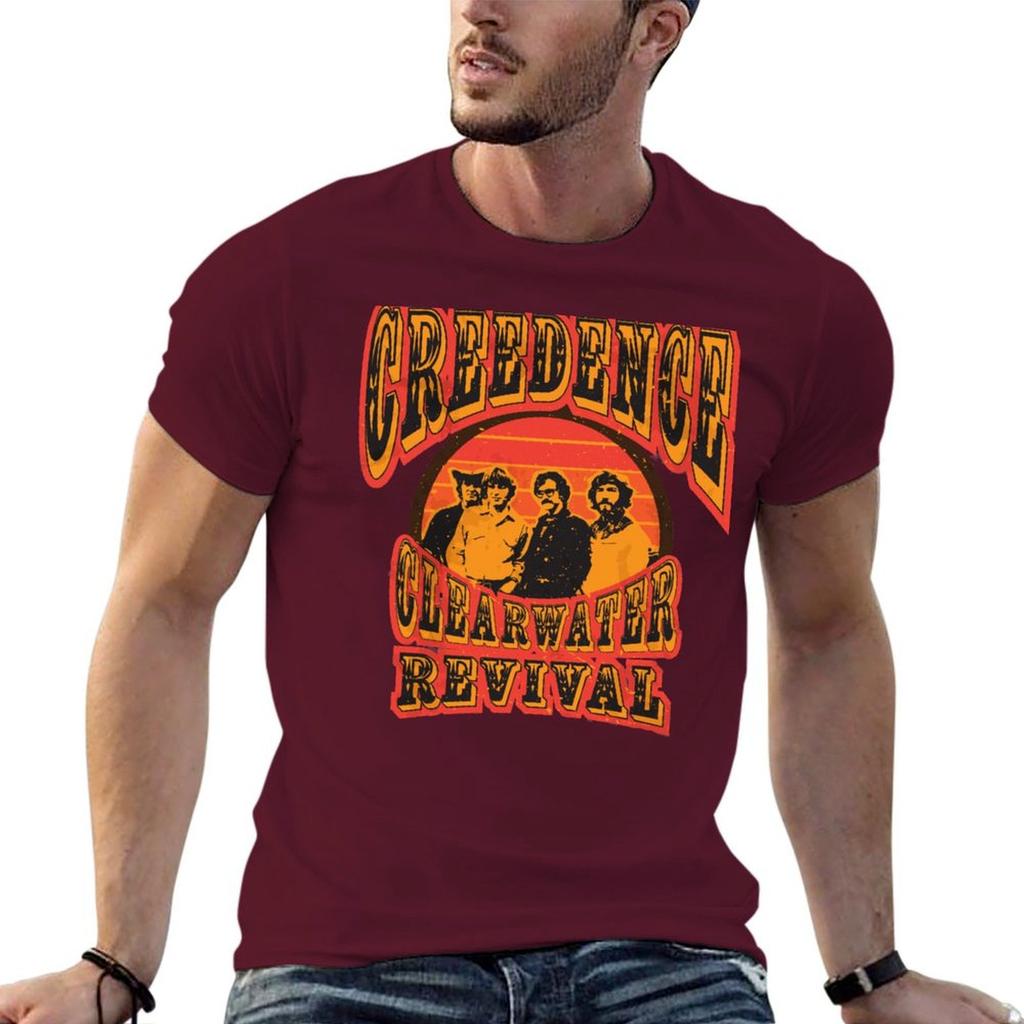 Creedence Clearwater Revival T Shirt T-Shirt New Edition Anime Stuff Oversizeds Mens Graphic T-shirts Funny