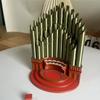 Traditional Chinese Style Pipe Organ Pen Holder With 3d Printed Model For Desk Organization