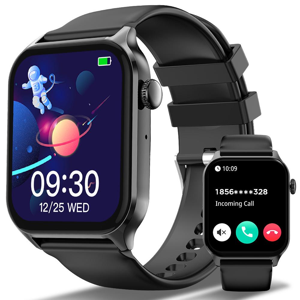 Smartwatch Calls 1.83   Full Touch Screen Health Monitor 100+ Sport Modes Watch
