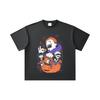 260 GSM Double Yarn 32 Count 100% Cotton Jujutsu Kaisen V56 Halloween Print Unisex Heavy Cotton T Shirt