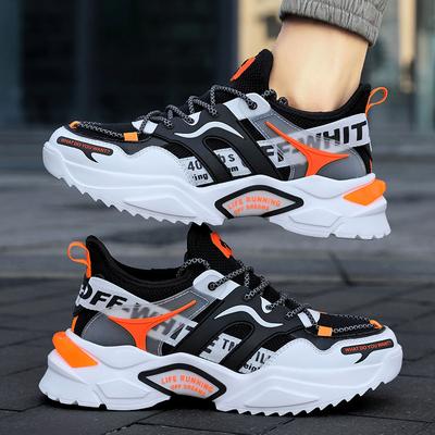 Novos Sapatos Esportivos Masculinos Sola Grossa Moda Sapatos de Viagem Corrida ao Ar Livre Sapatos Masculinos Confortáveis Sapatos Casuais Pessoais Masculinos
