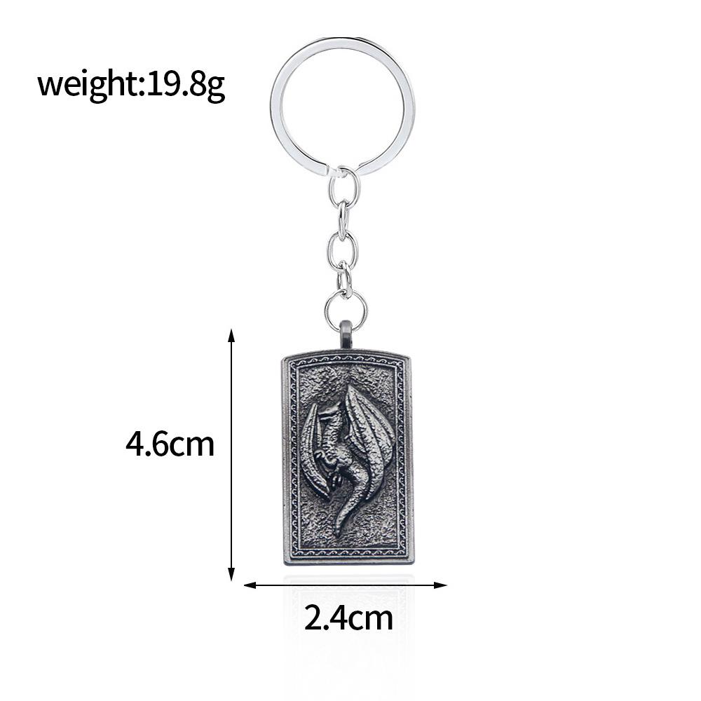 

Elden Ring Weapon Model Keychain & Metal Badge Pendant Necklace Set Separate Packaging