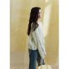 Mishow Women's Wool Blend Diamond Hollow Knit Top