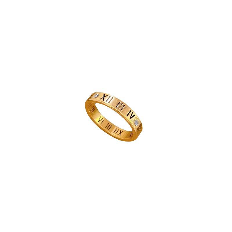 No Fading Minimalist Text Cold Wind Jumping Ring Men And Women Tide Personality Simple Index Finger Ring