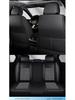 Four-Season Universal Car Seat Cushion - Nappa Leather & Ice Silk, Breathable and Stylish.