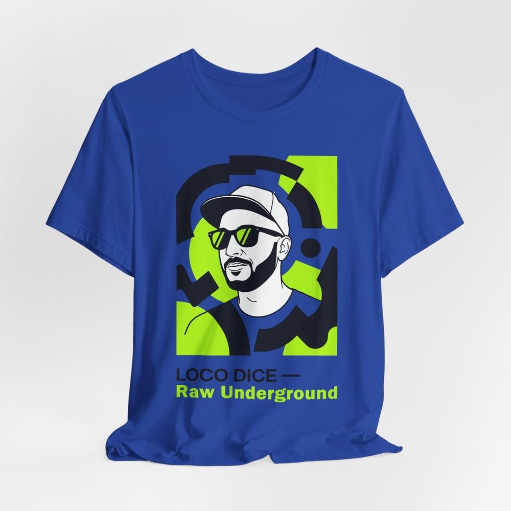 

Loco Dice Electronic DJ Graphic Shirt | Unisex Raw Minimal Underground Vibe Unisex T-Shirt L