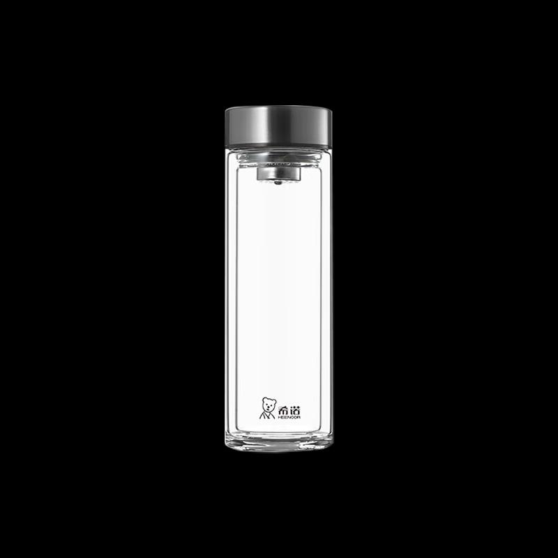 Saino XN-6591 Double Wall Glass Tea Infuser Bottle