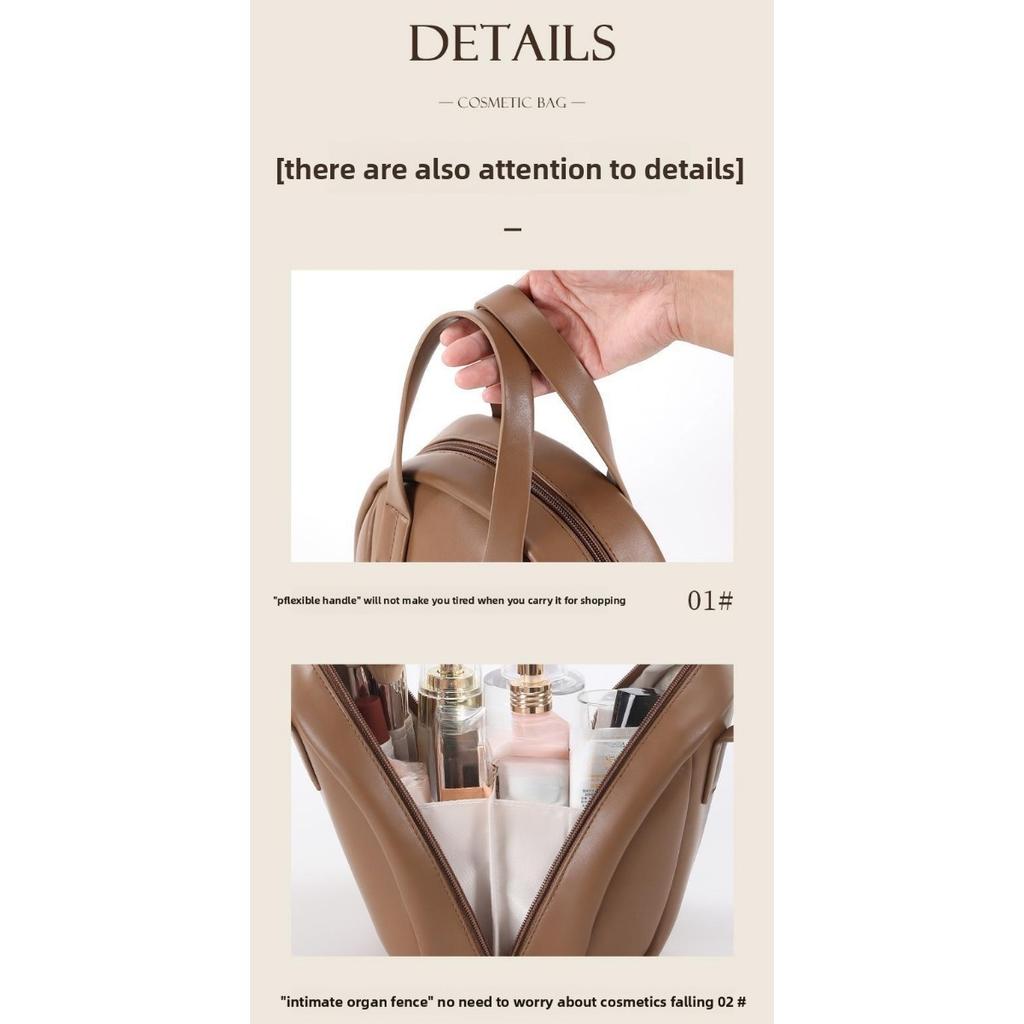 Skořepinová kosmetická taška pro ženy, velkokapacitní vodotěsná přenosná toaletní taška, velká taška na uskladnění make-upu