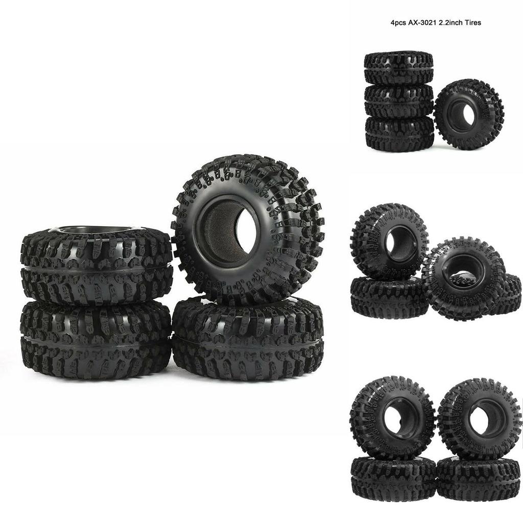 Robust 2.2' Climbing Pit Bull Tires Wheels T3021 4p For Rc 1/10 D90 Scx10 Rock Crawler