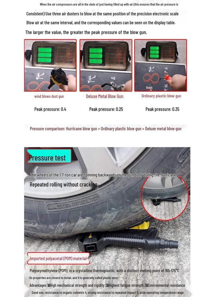 Hurricane High-Pressure Tornado Air Gun: Powerful, Durable, Water-Blowing Blow Gun
