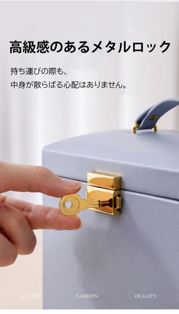 Accessory Case Jewelry Box with Dividers and Large Convenient for Carrying Compact Storage Pouch Large Mirror, Capacity, Portable, Earrings,