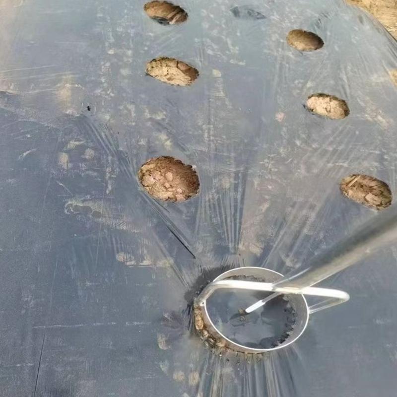 Μεταλλικός Διάτρητος Φιλμ Φύτευσης Λαχανικών και Μεταφύτευσης Διάτρητος Αγροτικού Φιλμ Διάτρηση Πλαστικών Φιλμ Εργαλείο Κηπουρικής