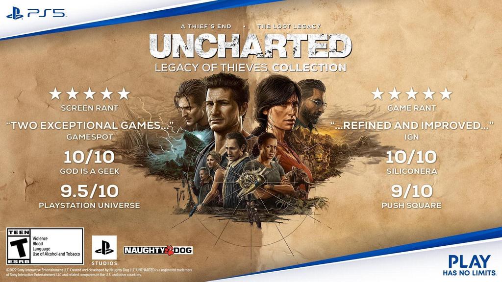 Legacy of Thieves Collection North PS5 UNCHARTED (Importní verze Amerika) -