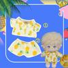 Mini Sleep Wear Doll Fruit Beach Pajamas Toy Accessories Plush Toy Clothes  Children's Gift