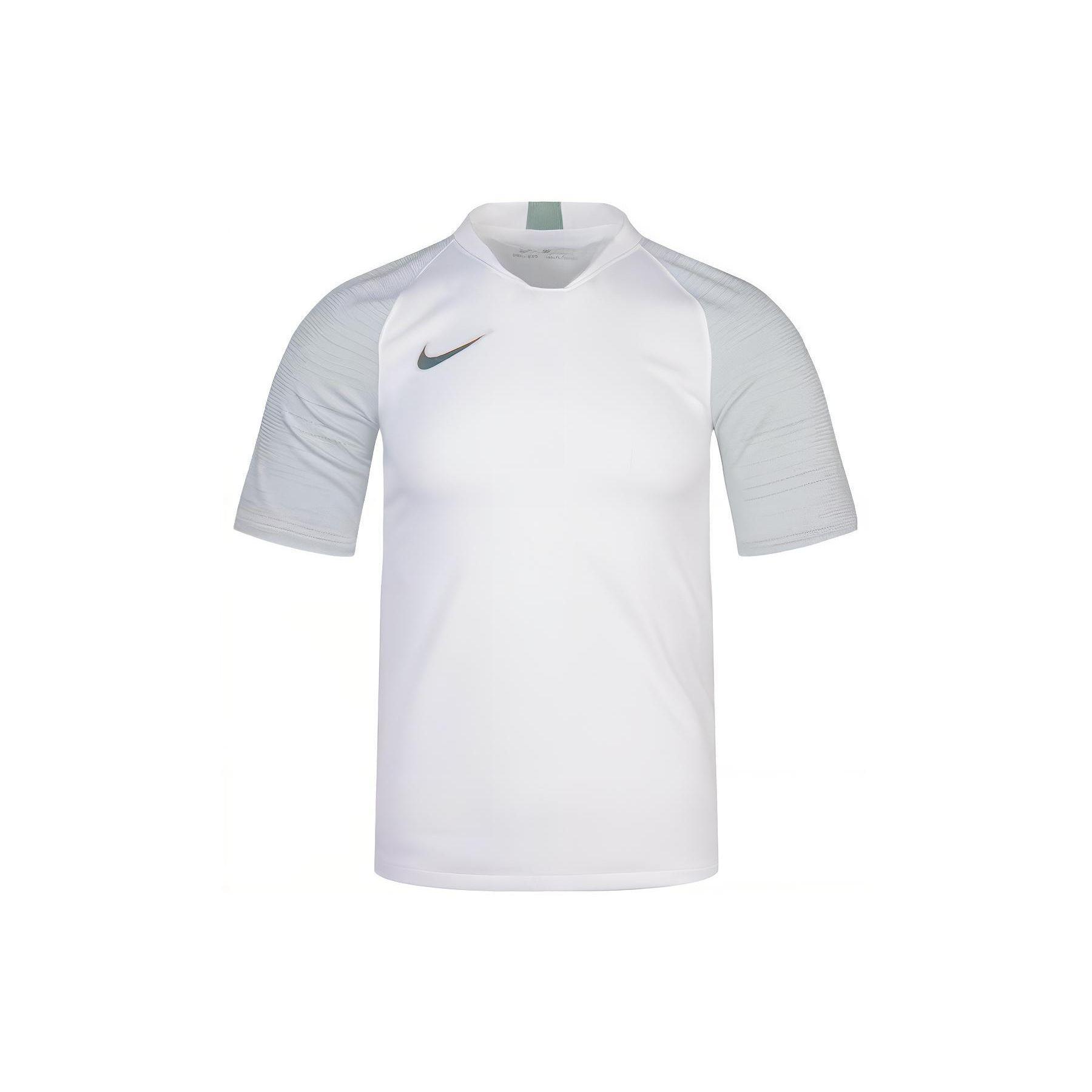 

Мужская футболка с короткими рукавами и принтом логотипа Nike Colorblock, белая AT5871-100