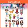 Pvc Gabbys Dollhouse Action Figures Model Toy Desktop Decoration Gift Anime
