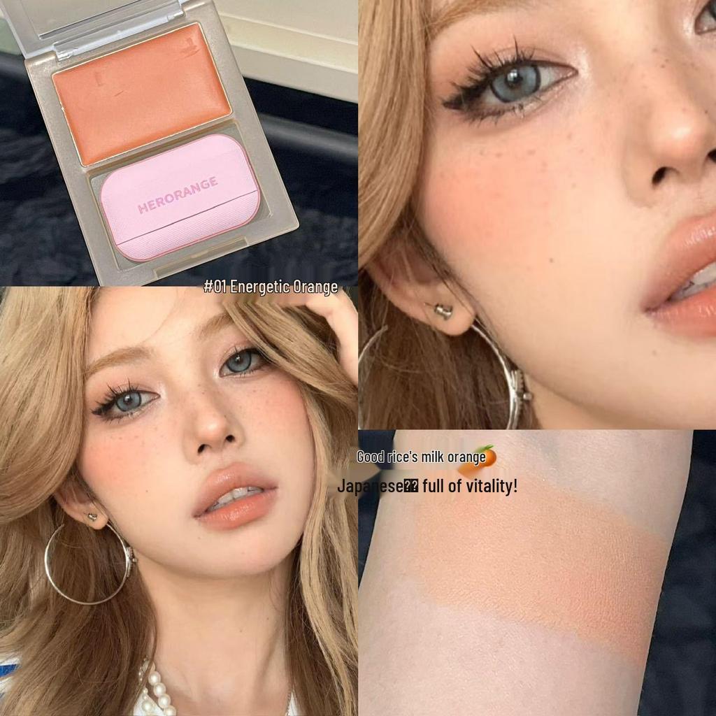 Bobo Milk Mist Vitality Blush: Natural Matte Korean Style for a Youthful Complexion.