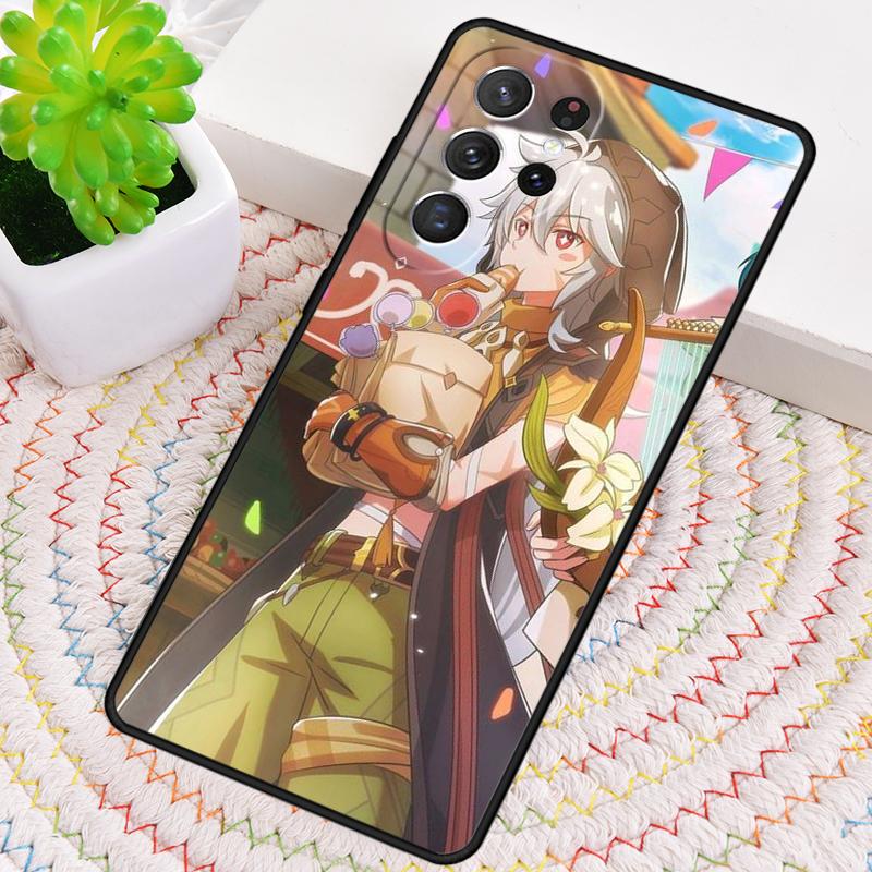 Genshin Impact Razor manga Silicone Phone Case For Samsung Galaxy note 10 pro S26 S25 S24 S23 S22 S21 Plus S25Ultra Capa Cover