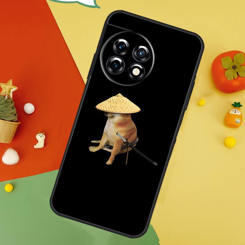 Cheems Doge Case For OnePlus 15 12 12R 13T 13R 13 11 9 10 Pro 10T 8T Nord 5 CE 2 3 4 Lite N20 N30 Cover