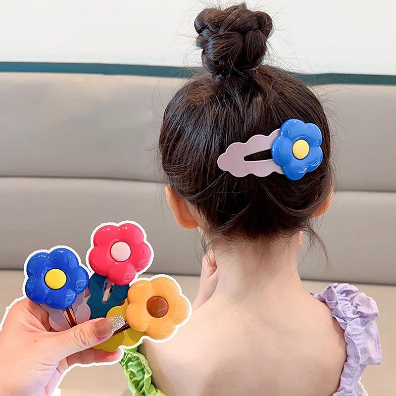 Girls Bangs Clip Korean Version Of The Baby Hair Accessories Flower Hair Clip